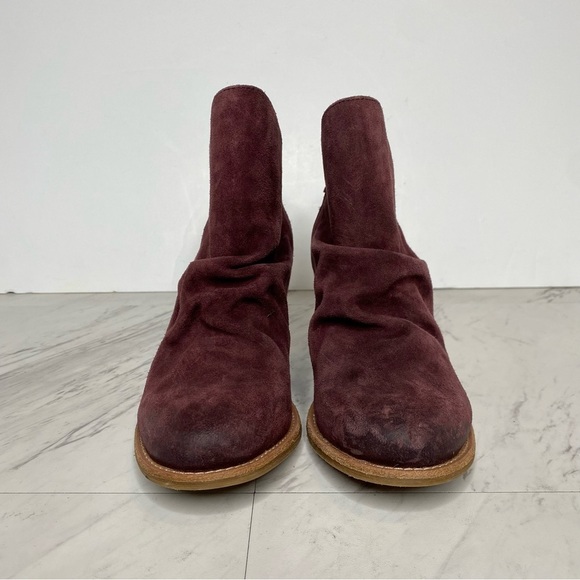 Sofft Teyton Distressed Suede Slouch Bootie 7M - Picture 2 of 14